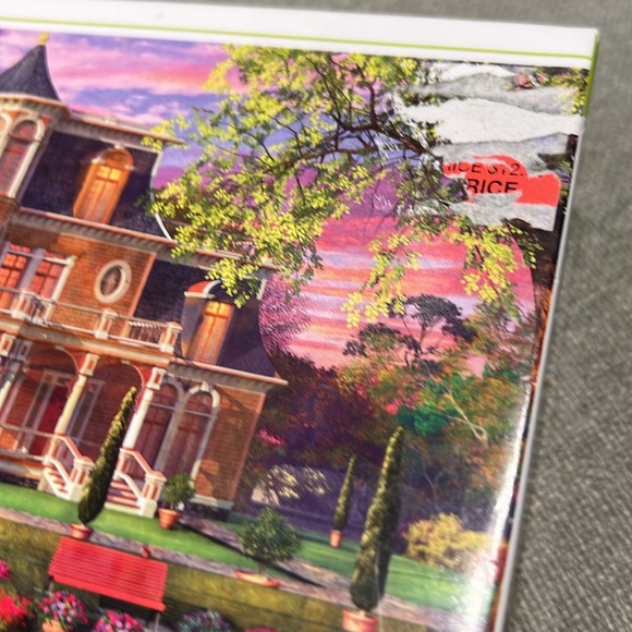 🔴3/$25🔴Big Ben Victorian Mansion Grounds Jigsaw Puzzle 750 Pieces MB - Picture 3 of 4